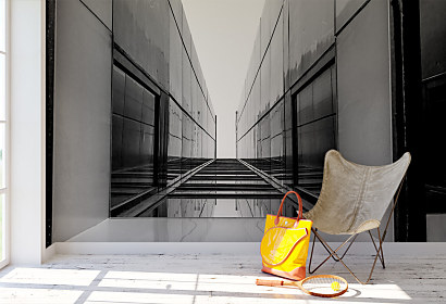 3d Tapeta Black White Space 1034